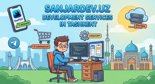 Toshkent va O‘zbekiston bo‘ylab professional IT xizmatlari: Veb-saytlar, Mobil ilovalar va Telegram tizimlari