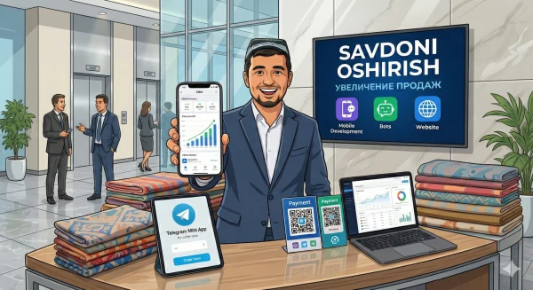 Savdoni 2 barobar oshirish sirlari: O‘zbekiston biznesi uchun zamonaviy IT yechimlar